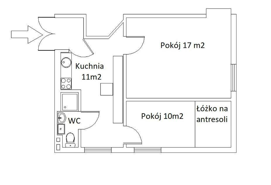 Apartament 2 Pokoje Lublin Centrum Ulica Narutowicza 외부 사진